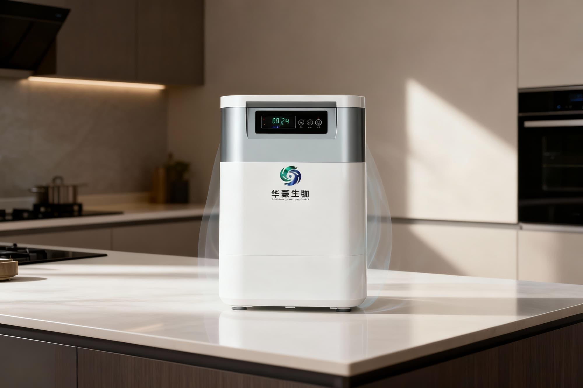 One-time microbial setup supports continuous everyday composting