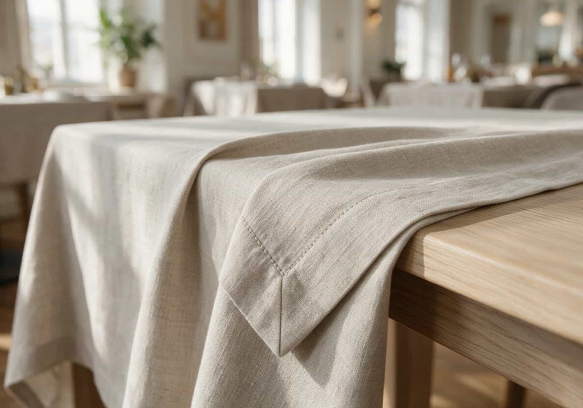 European linen creates a refined atmosphere that guests immediately notice. Its natural texture, elegant drape and commercial durability help boutique hotels express quality while standing up to daily hospitality use.