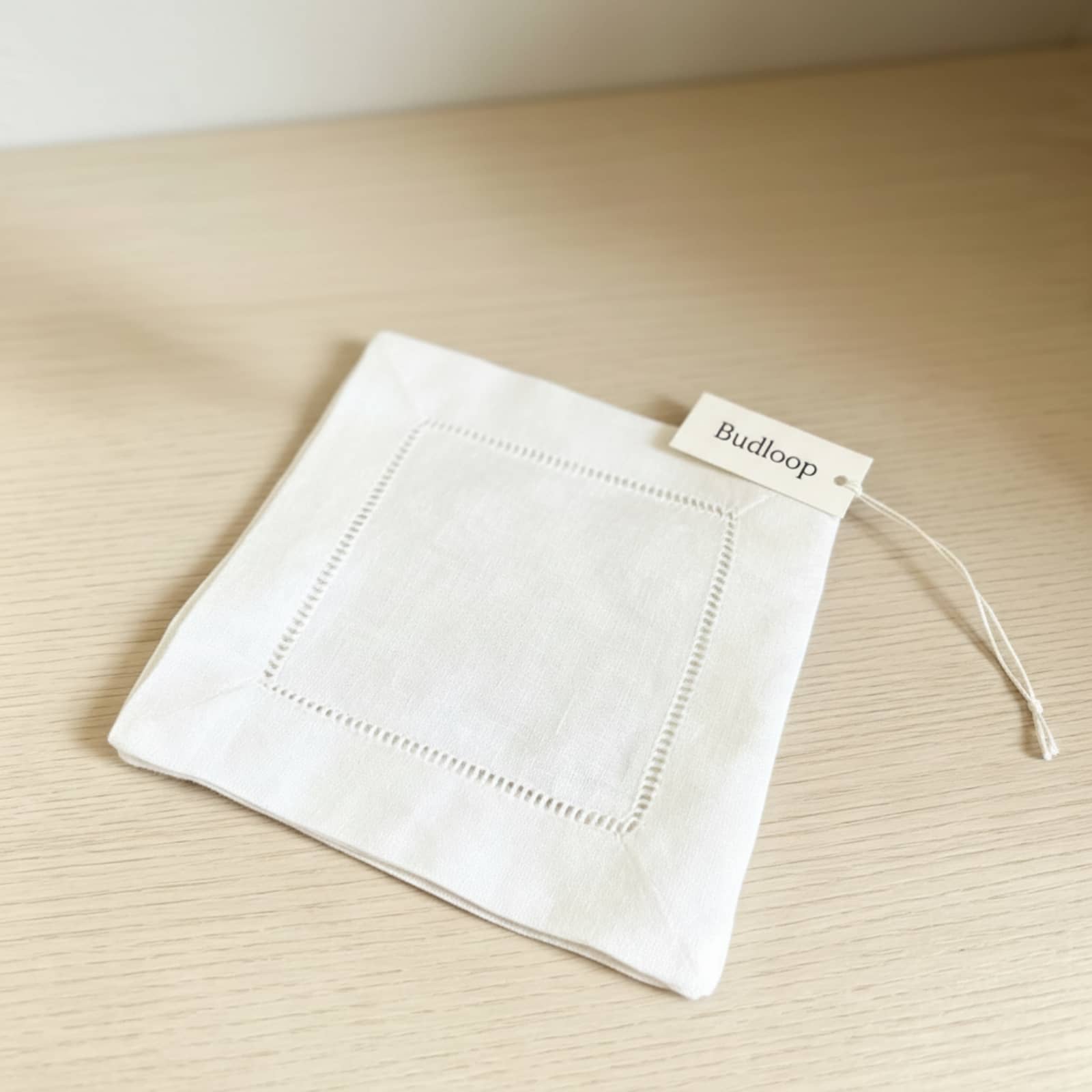 Budloop curated sample packs for bulk cocktail napkins, packaged securely for tracked international DDP shipping.