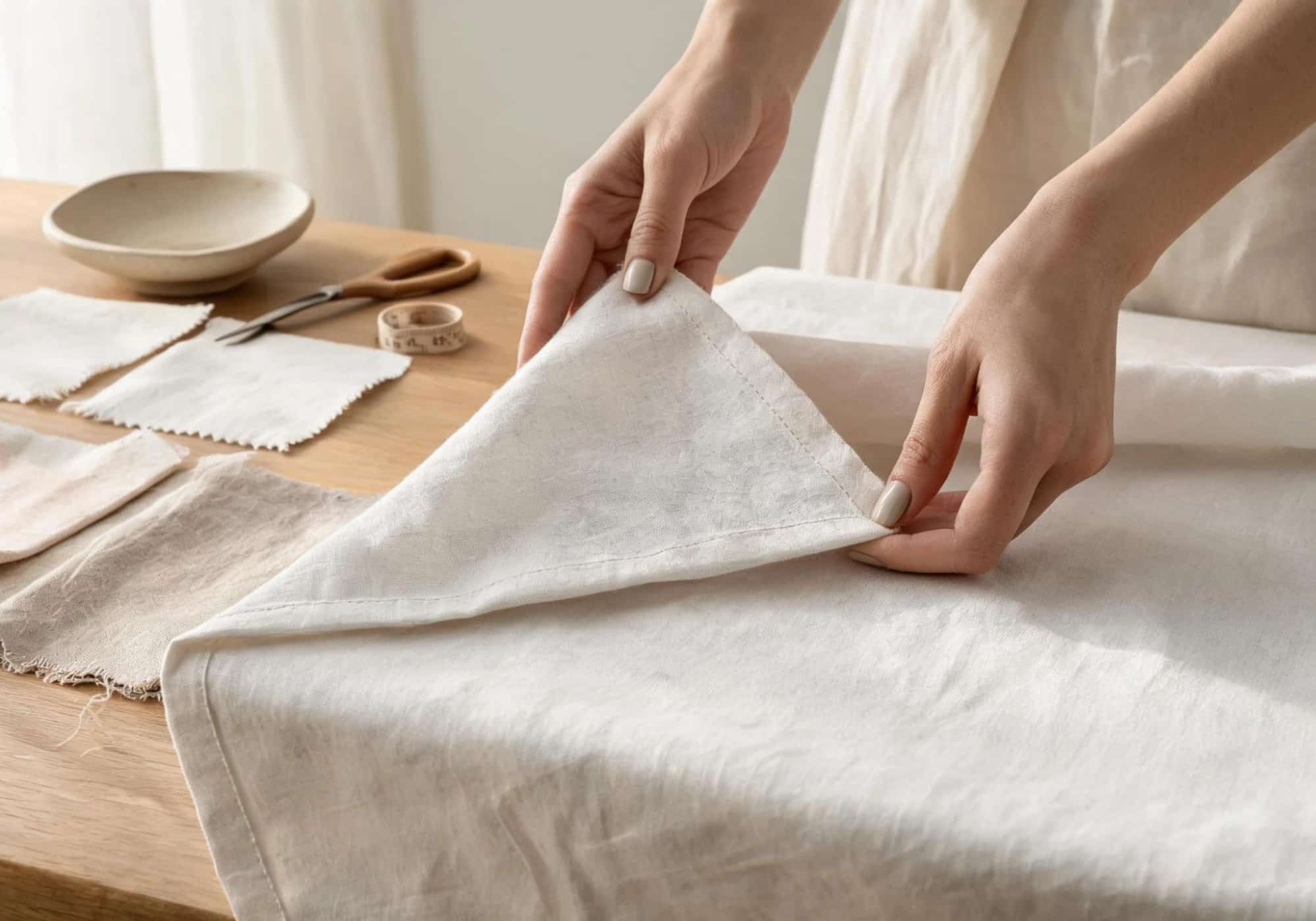 Craftsmanship behind premium European linen table textiles