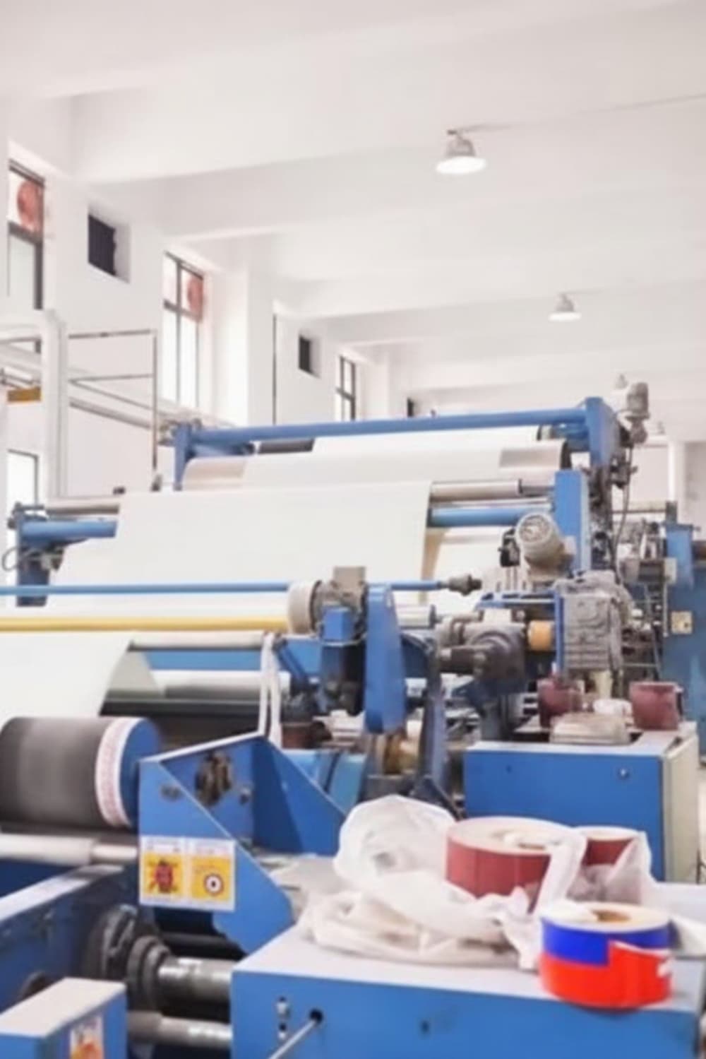 Linen fabric pre-wash shrinkage treatment in factory