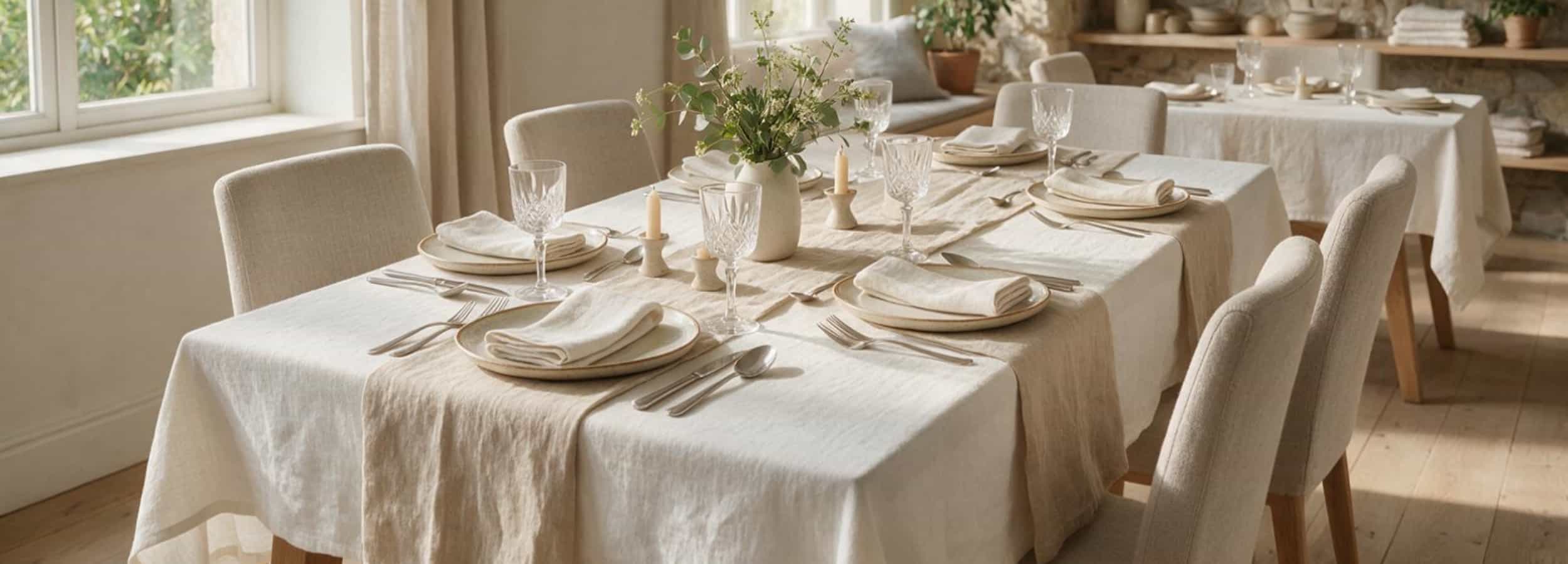Premium European linen table setting inside an independent fine dining restaurant