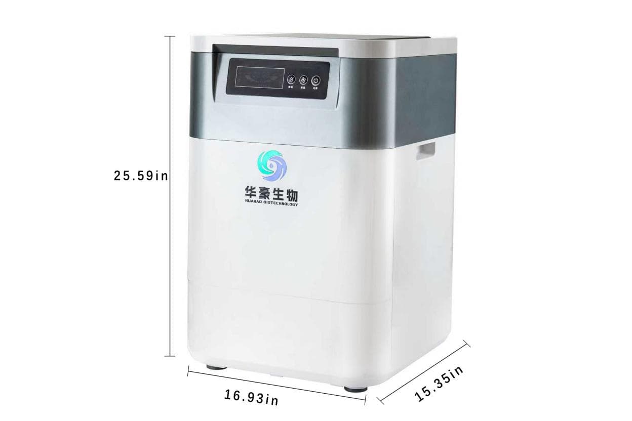 Budloop electric composter dimensions for kitchen use