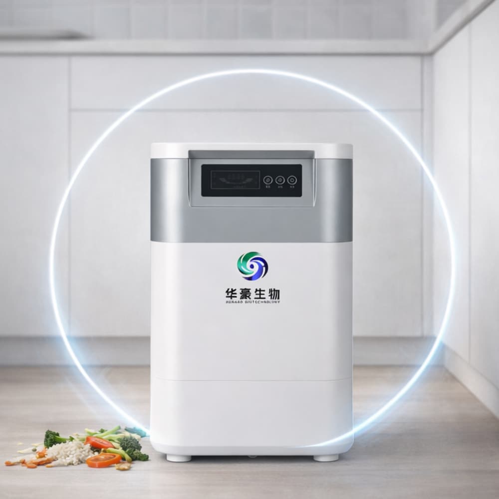 Large-capacity composting system designed for real household kitchen waste