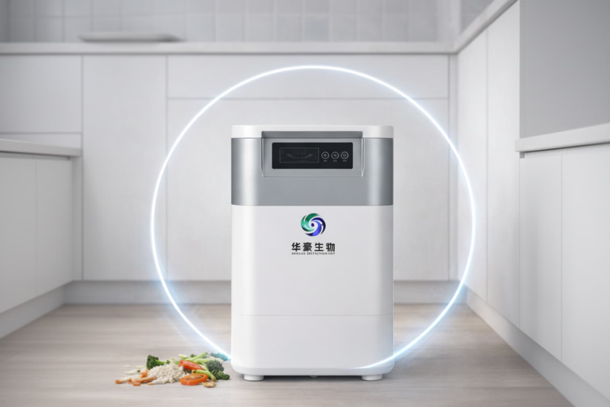 Large-capacity composting system designed for real household kitchen waste